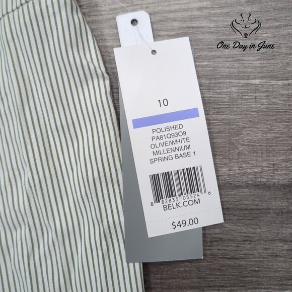 New Directions Short Length Slim Leg Pants Size 10 - Picture 2 of 6